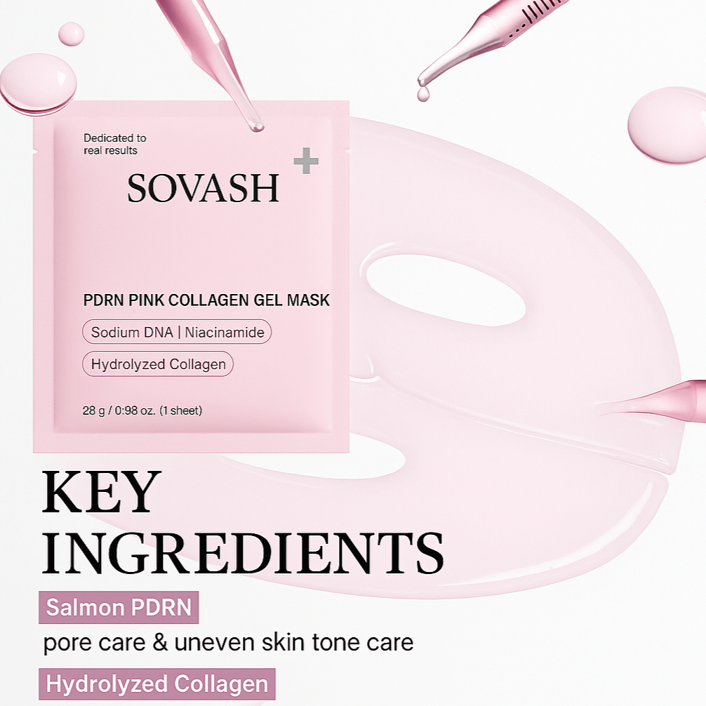 Bio - Renew PDRN Pink Gel Mask (4 Pcs) | SOVASH – by SOVASH