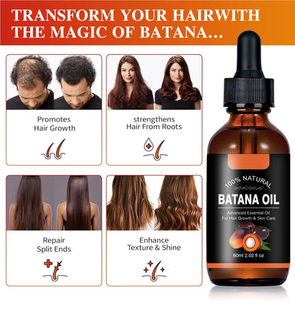 Organic Batana & Argan Hair Growth Oil (60ml) | SOVASH