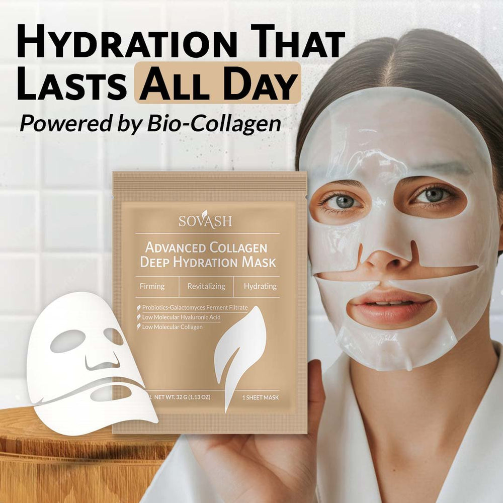 Advanced Collagen Deep Hydration Mask (4 Pcs) | SOVASH – by SOVASH