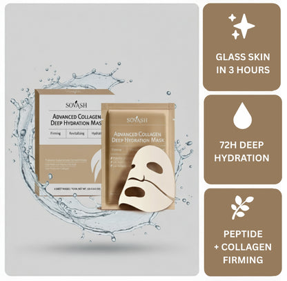 Advanced Collagen Deep Hydration Mask (4 Pcs) | SOVASH – by SOVASH