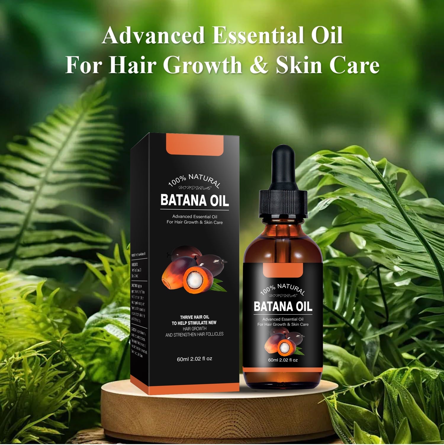 Organic Batana & Argan Hair Growth Oil (60ml) | SOVASH – by SOVASH