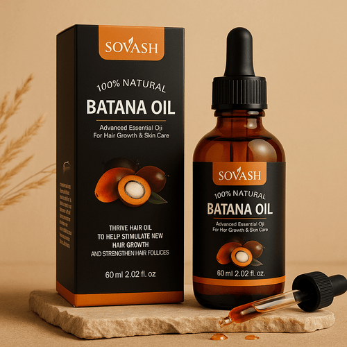 Organic Batana & Argan Hair Growth Oil (60ml) | SOVASH – by SOVASH
