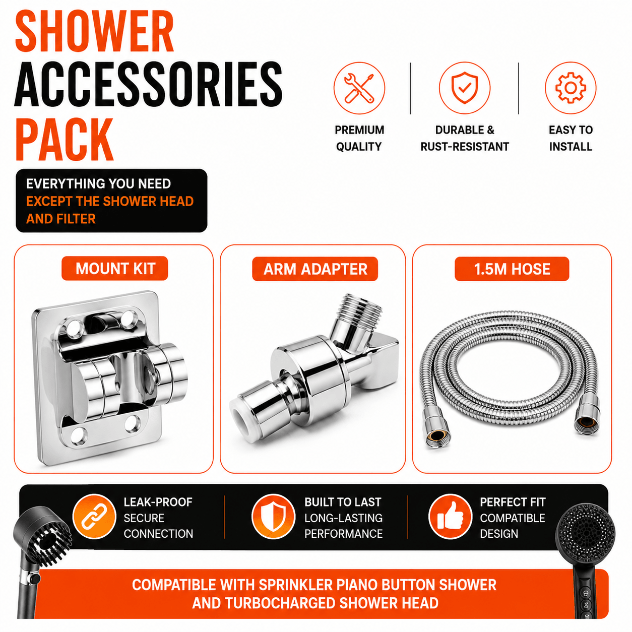 Shower Accessories Pack – Shower Accessories by SOVASH