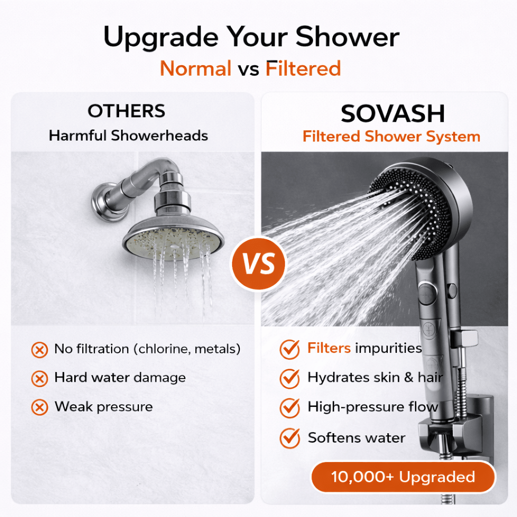 Your Shower Water Is Damaging Your Skin & Hair – by SOVASH